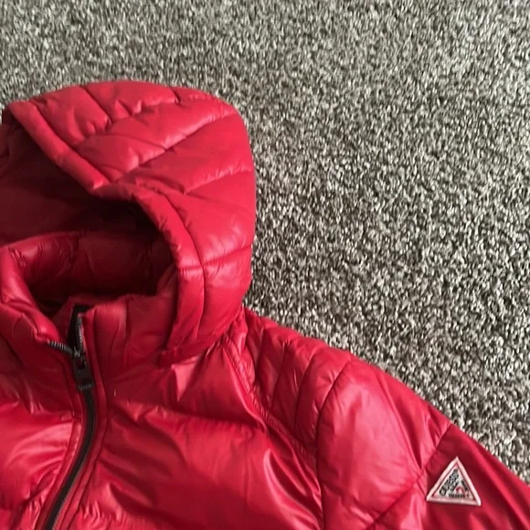 Mens Large Red Puffer Coat